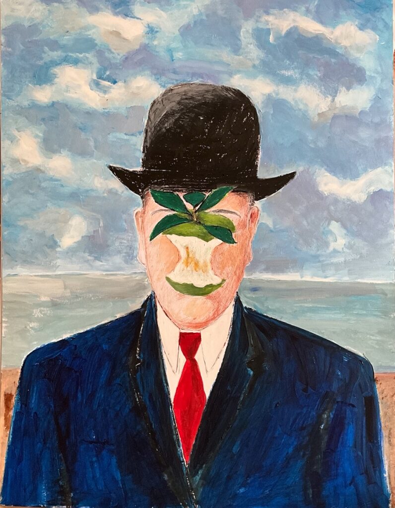 Magritte a mangé la pomme